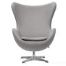 Кресло EGG CHAIR светло-серый кашемир