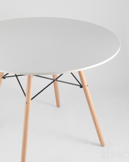 Eames, стол 100 см, 6 стульев Eames DAW