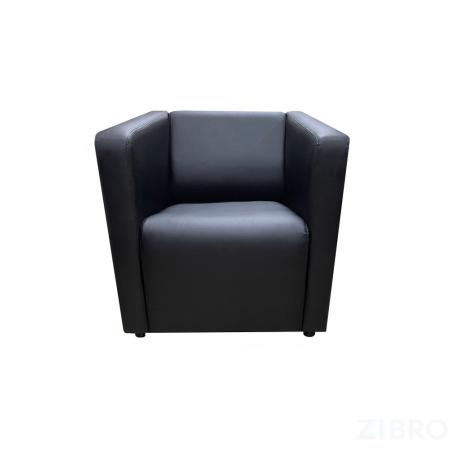 Кресло Итон, искусственная кожа, цвет черный Ecotex 3001