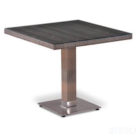 Стол из иск. ротанга T503SG-W1289-80х80 Pale