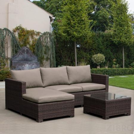 Диван угловой плетеный AFM-4025B Brown