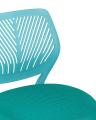 Компьютерное кресло детское Анна бирюзовый обивка сетка текстиль спинка пластик крестовина металл пластик механизм р