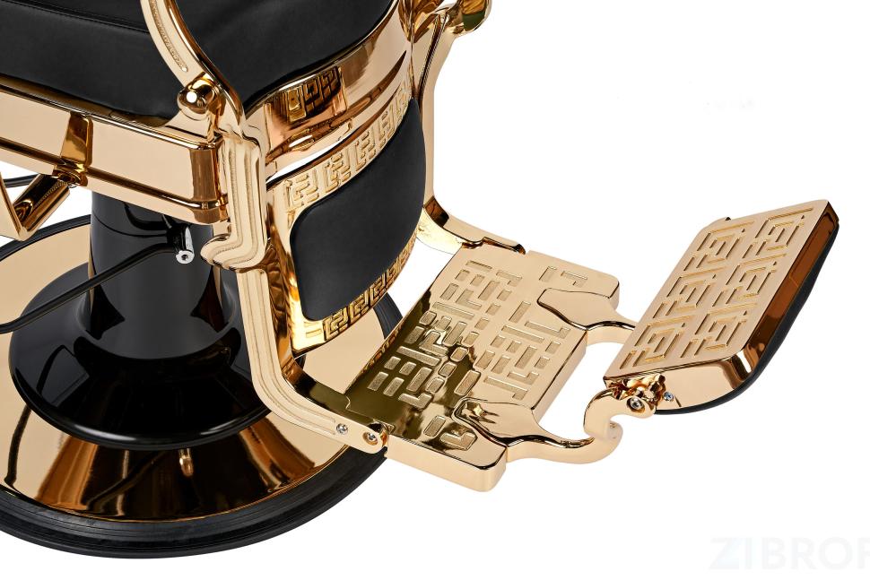 Барбер кресло BUZZ Gold Black