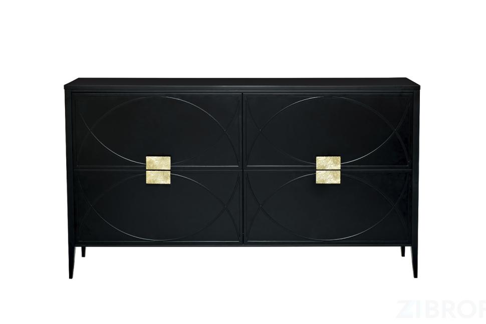 151SV-00001 Комод черный 160*90*40см
