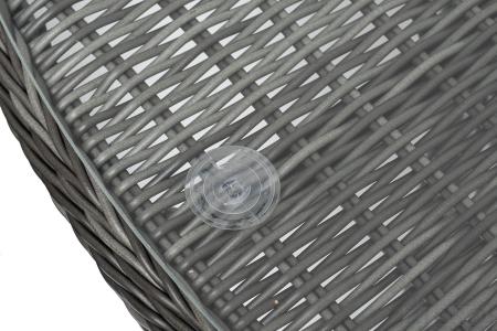 "Дольче" обеденная группа из искусственного ротанга, цвет графит