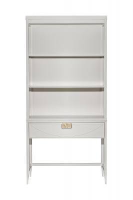 151SV-000022 Шкаф-витрина открытый широкий с консолью с 1-м ящиком