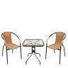 Комплект мебели Асоль-2LB TLH-037С-TLH060SR-D60 Light Beige (2+1)