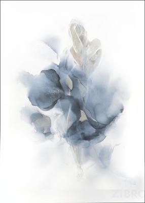 54STR-AQUARELLE7 Холст "Песня поющего цветка" 100*70см