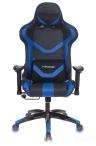 Игровое кресло Кресло игровое Бюрократ CH-772N/BL+BLUE две подушки черный/синий искусственная кожа (пластик чер