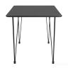 Стол Solution 120x80х75,5см, чёрный