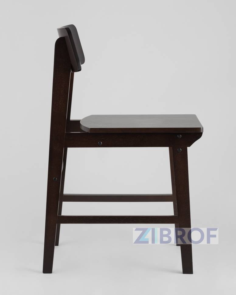 Стул ODEN Wood, цвет эспрессо, массив гевеи, 4 шт.