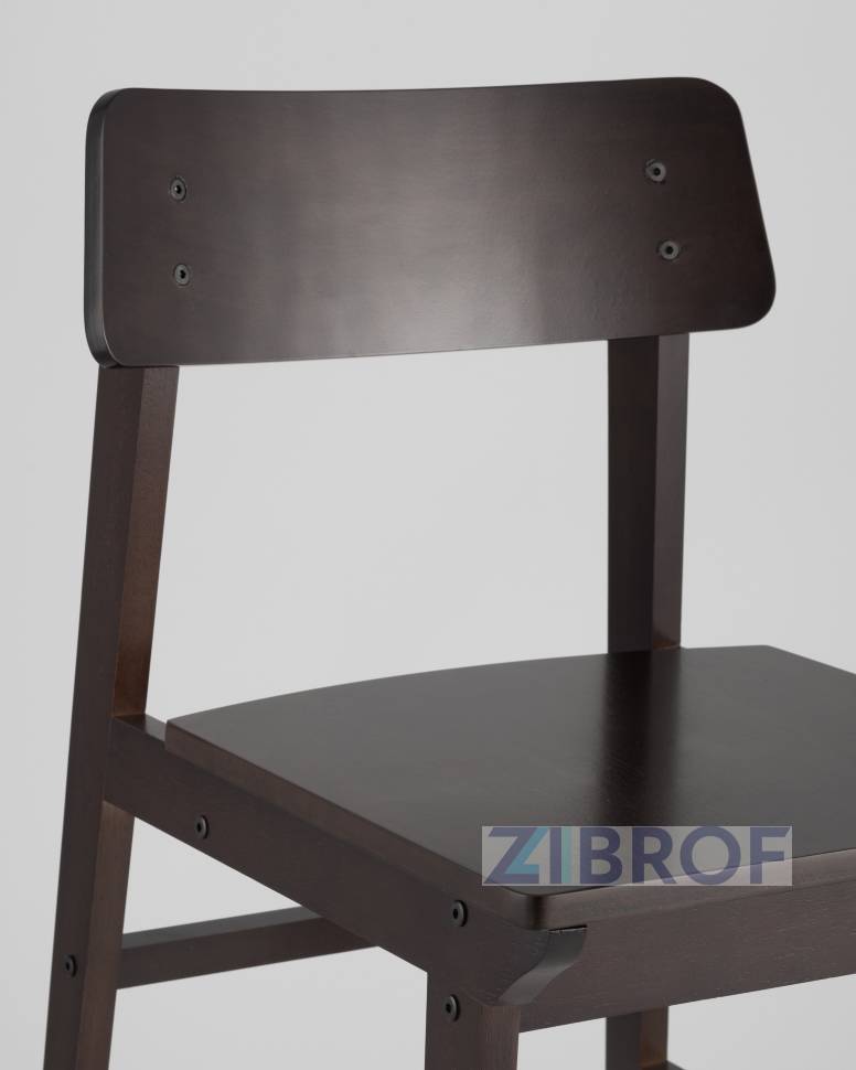 Стул ODEN Wood, цвет эспрессо, массив гевеи, 4 шт.