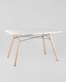стол Eames 120*80, 2 стула Eames DSW, 2 стула Eames DAW