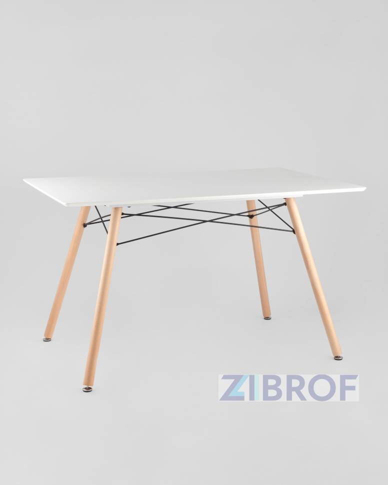 стол Eames 120*80, 2 стула Eames DSW, 2 стула Eames DAW
