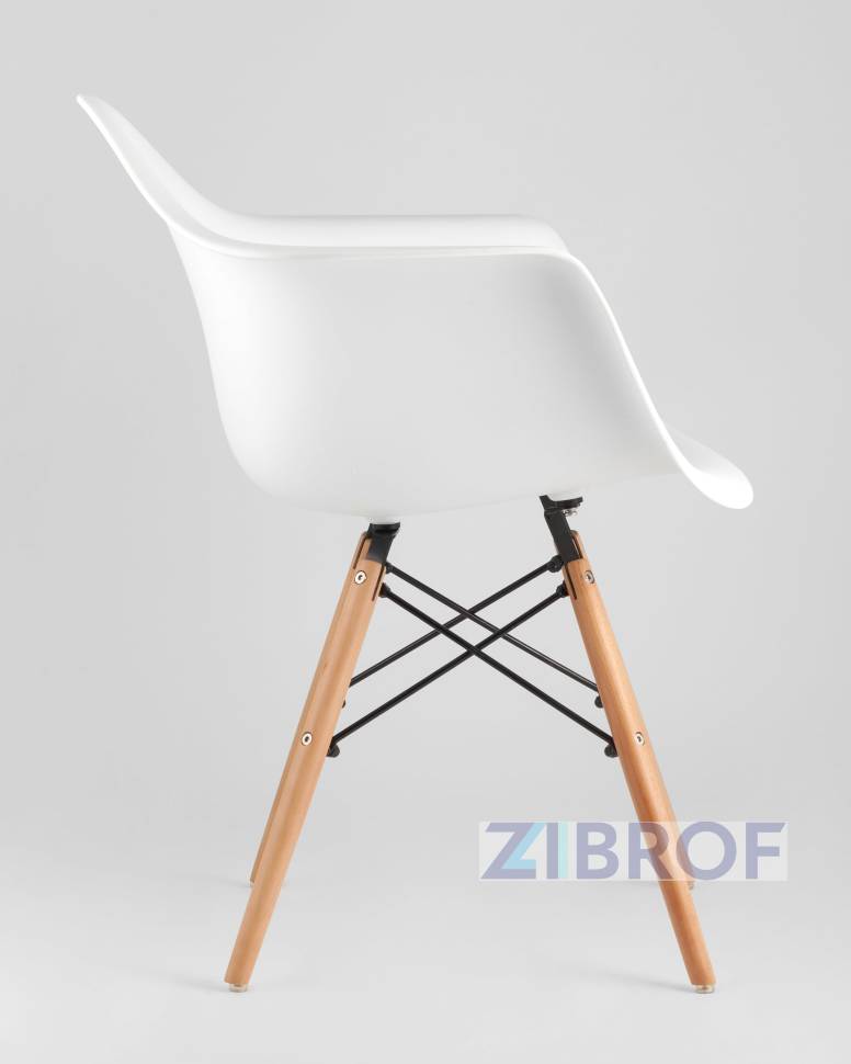 стол Eames 120*80, 2 стула Eames DSW, 2 стула Eames DAW