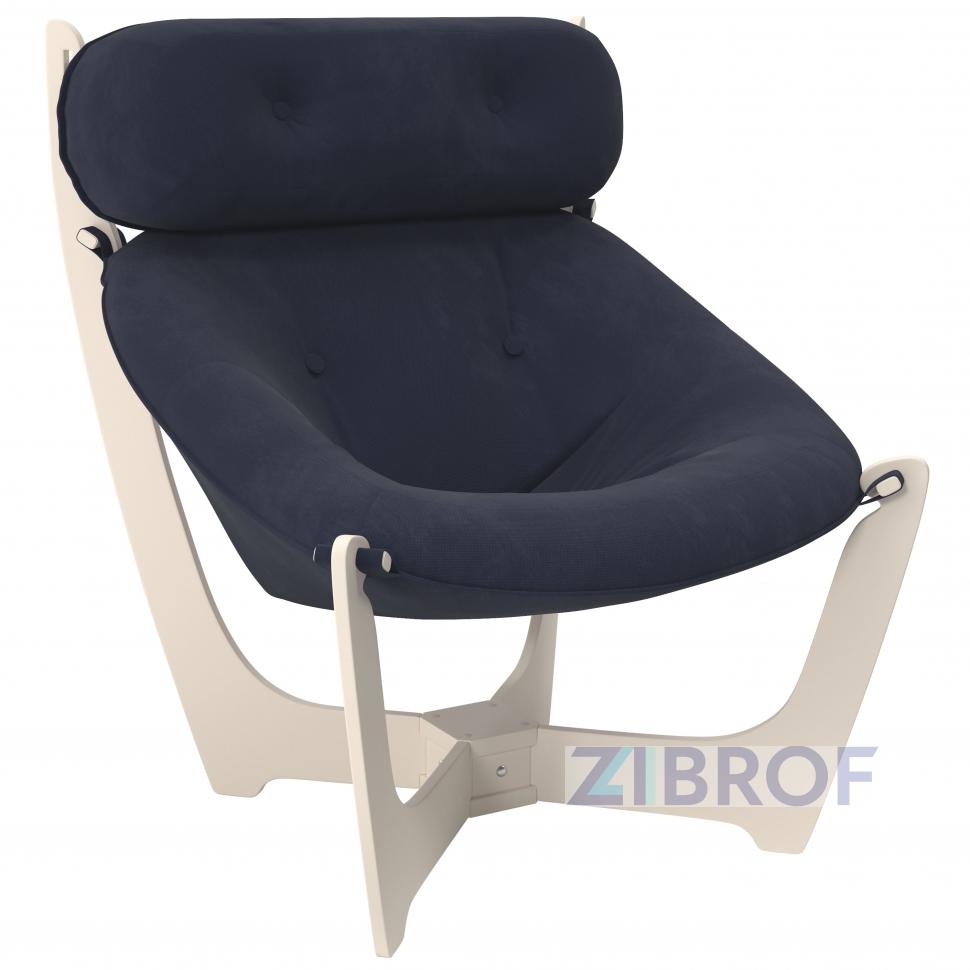 Кресло для отдыха Модель 11 Дуб шампань велюр Verona Denim Blue