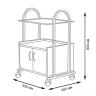 Тележка косметологическая МД-103