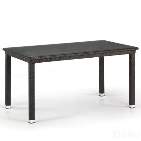 Стол из иск. ротанга T256A-W53-140x80 Brown