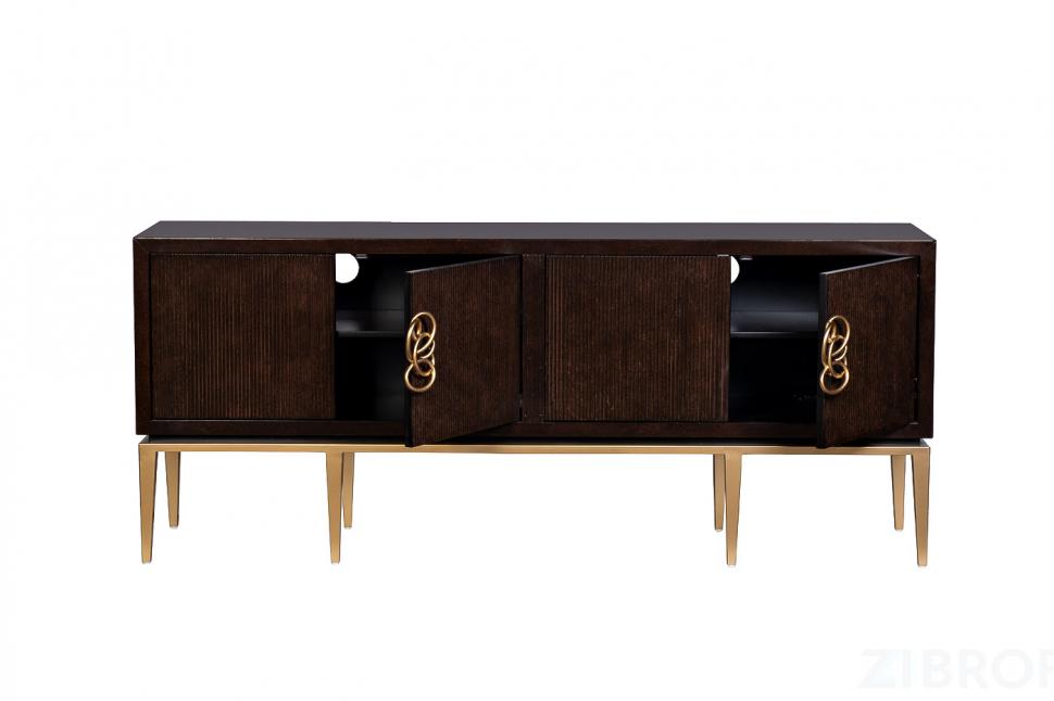 ART-2706-S2 Комод-тумба темно-вишневая 183*41*76см