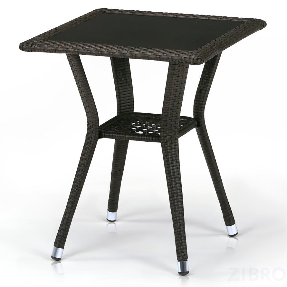 Стол из иск. ротанга T25-W53-50x50 Brown