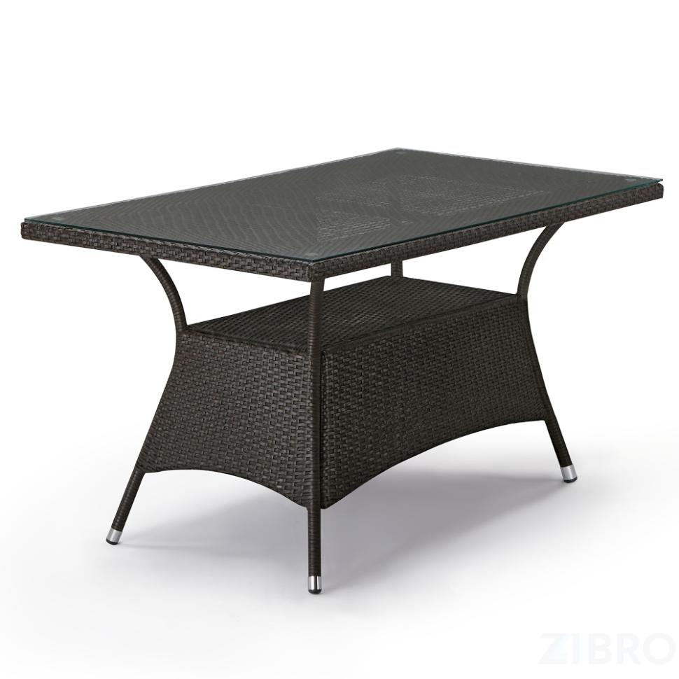Стол из иск. ротанга T198A-W53-140x80 Brown