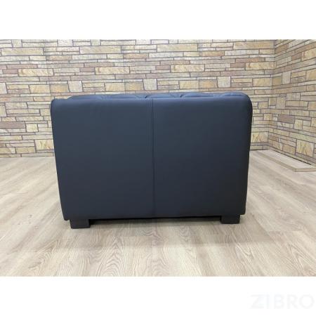 Диван Клифорд тройной размер 200 х 100 см, черный Ecotex 3001