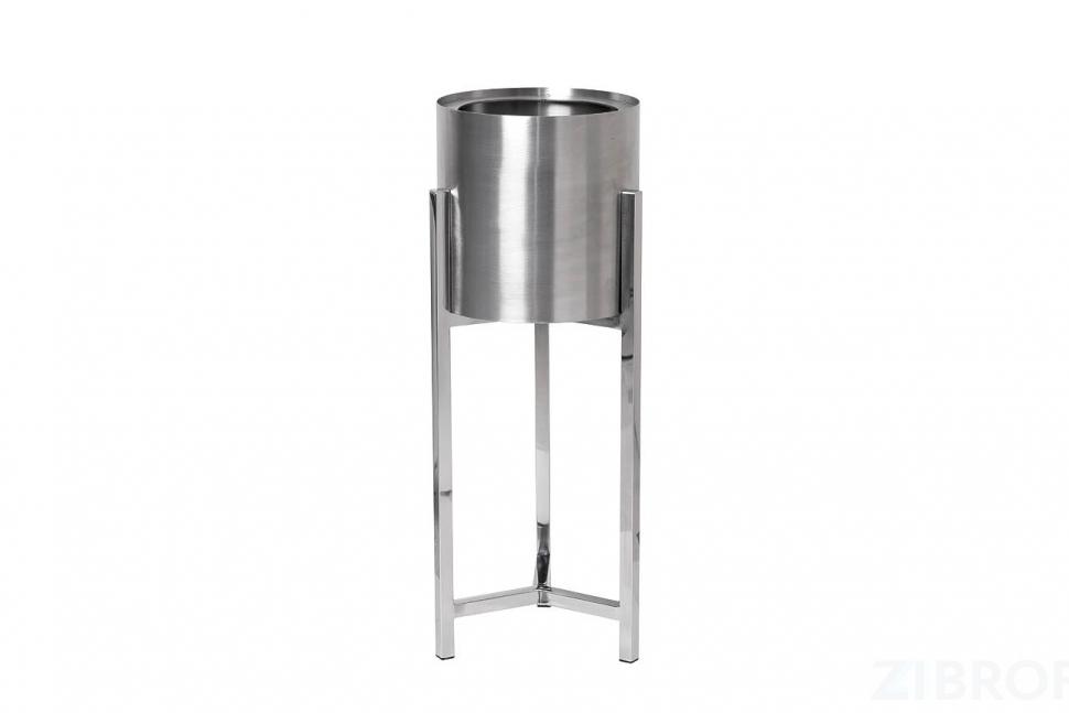 13RXFP3105L-SILVER Подставка под цветы серебро d25*70cм