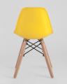 Комплект мебели детский стол Eames белый, 4 стульчика желтые