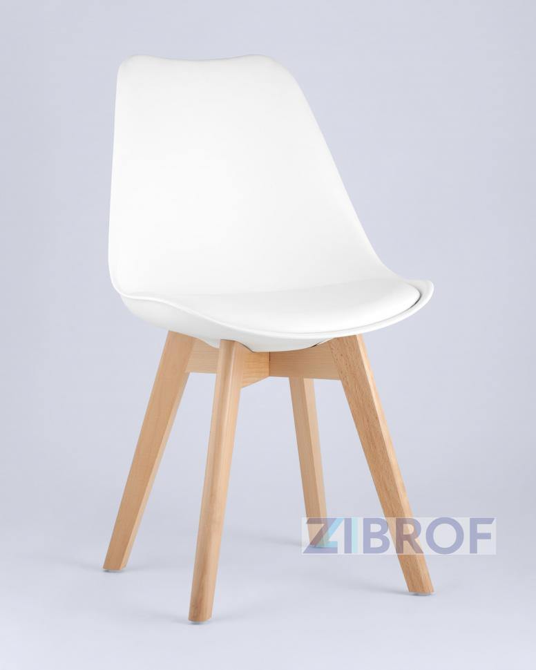 Обеденная группа стол Берген 160-220*90, 6 cтульев Frankfurt белые