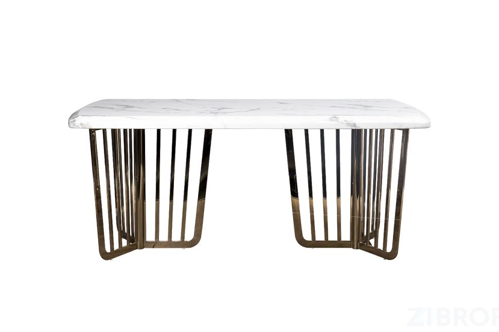 33FS-1800-STOL/OB-BEL Стол обеденный Pearl White 180*90*76.2см