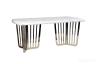 33FS-1800-STOL/OB-BEL Стол обеденный Pearl White 180*90*76.2см
