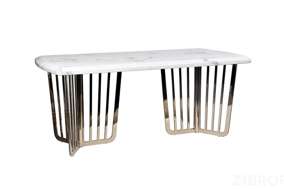33FS-1800-STOL/OB-BEL Стол обеденный Pearl White 180*90*76.2см