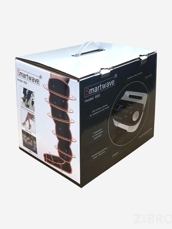 Лимфодренажный массажер Smartwave 600, комплект с манжетами для ног и манжетой для талии