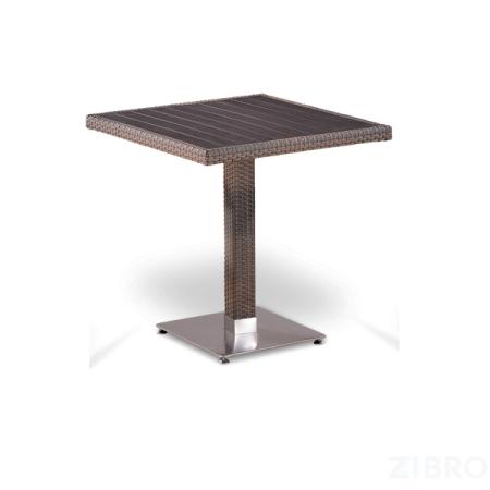 Стол из иск. ротанга T502DG-W1289-70х70 Pale (декинг)