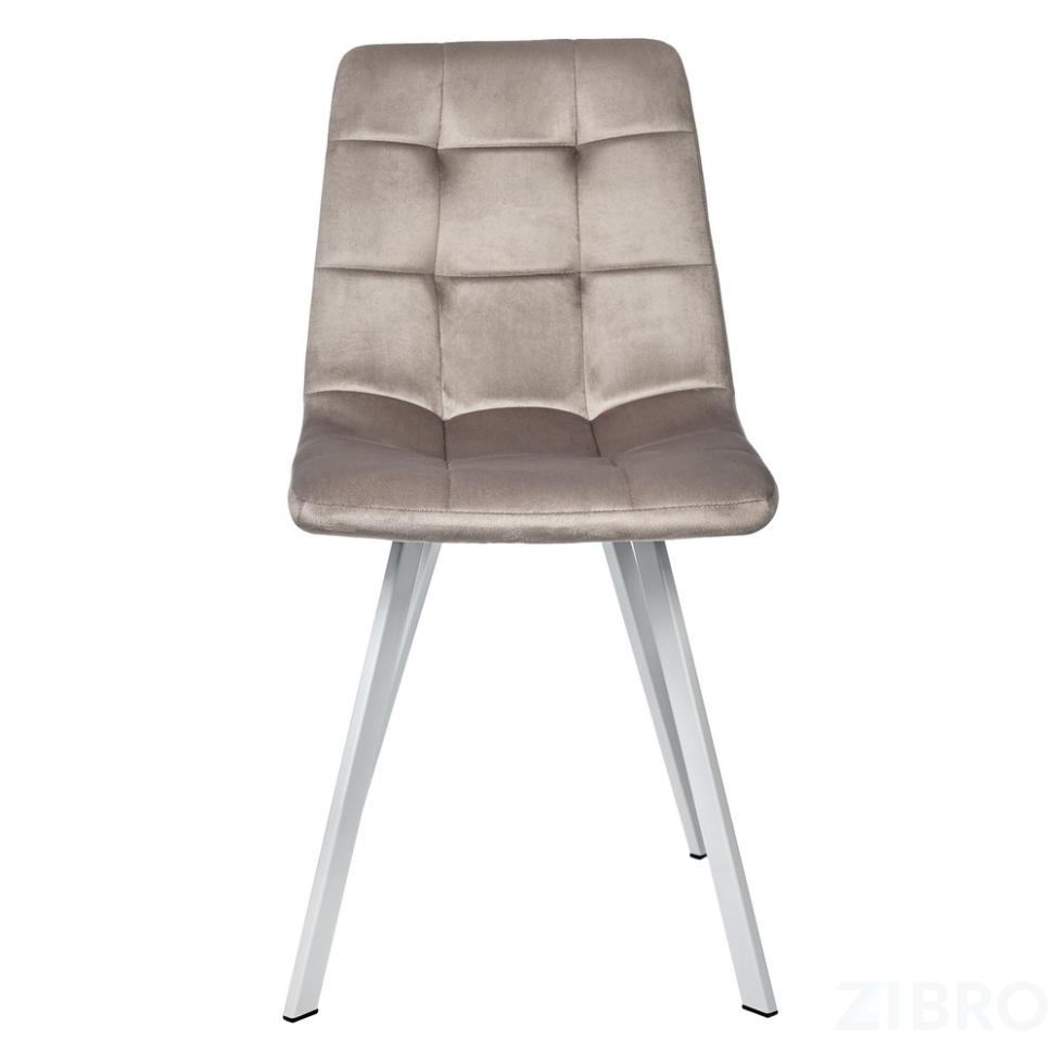 Стул Easy латте с белыми ножками