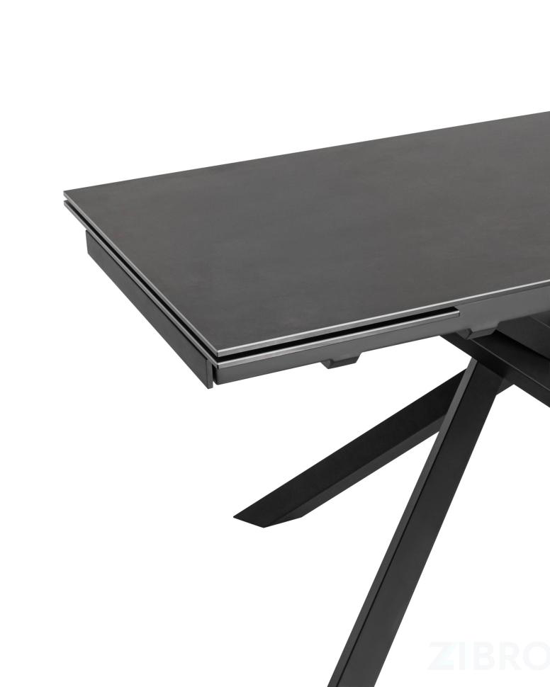 Обеденный стол Альянс раскладной 160-240*90 темная керамика