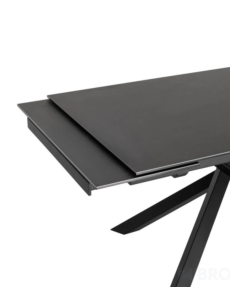 Обеденный стол Альянс раскладной 160-240*90 темная керамика