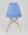 Стул Eames DSW голубой, литой полипропилен, стальной каркас, массив бука