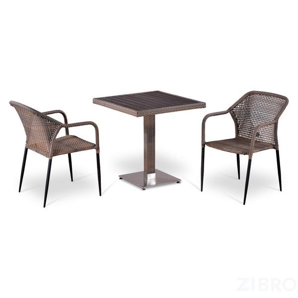 Комплект мебели из иск. ротанга T502DG/Y35G-W1289 Pale (2+1)